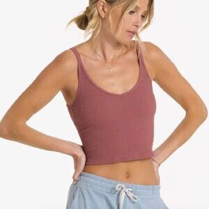 Vuori Ribbed Cropped Tank